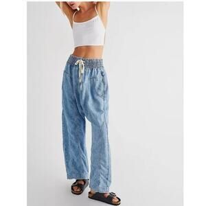 We The Free Light Blue Wide Leg Jeans